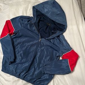 LA Hearts 1/4 zip raincoat